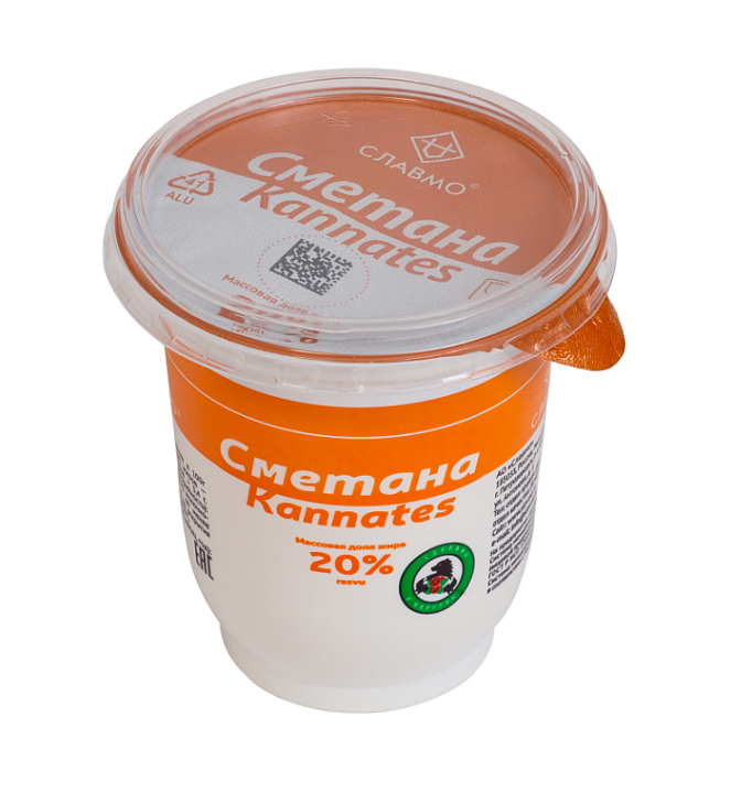 Сметана 20% 330г