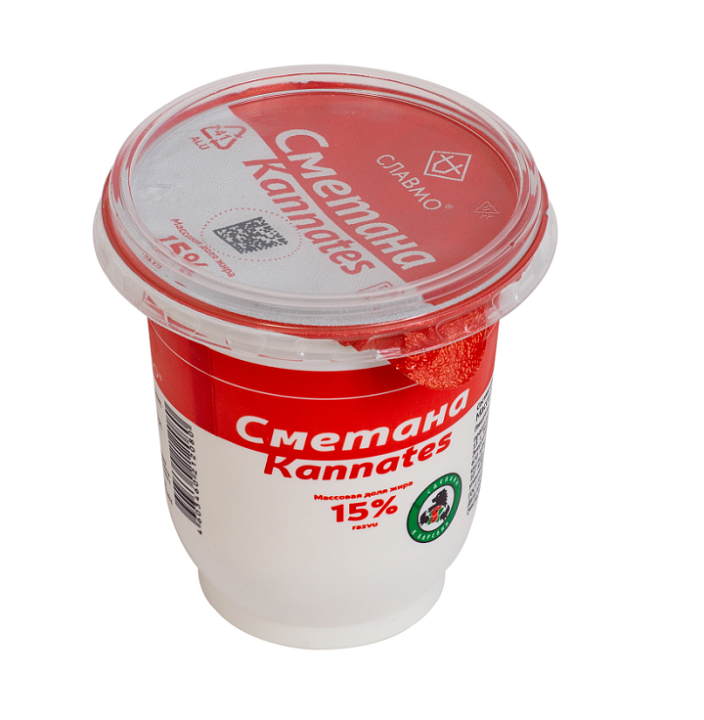 Сметана 15% 330г